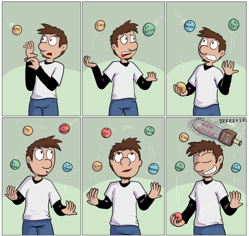 - ¿Dónde está la bola de vida social?
- ¿La cuálo?